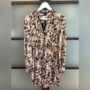 Haver London Long Sleeve Dress Printed Dress